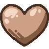 beige heart
