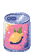 Plastic water bottle.