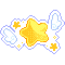 star with wings